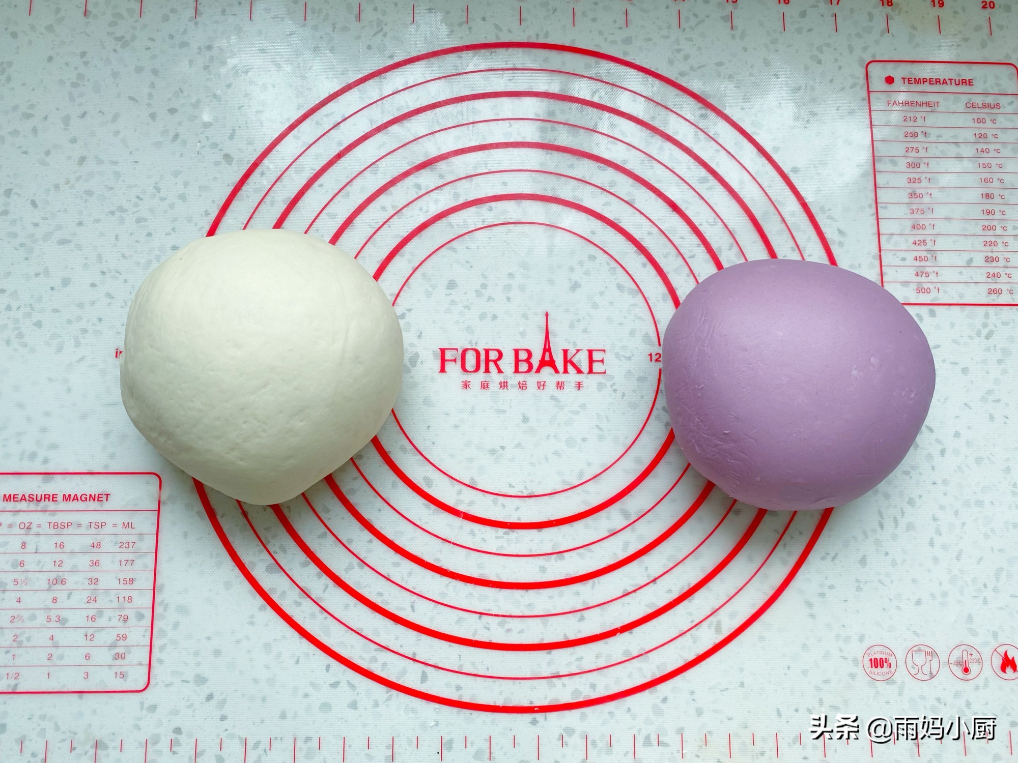 3分钟学会，1次发酵双色奶香馒头，白胖松软好吃又好看