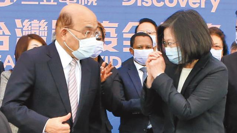 看來，蘇貞昌在做�最後的掙扎�