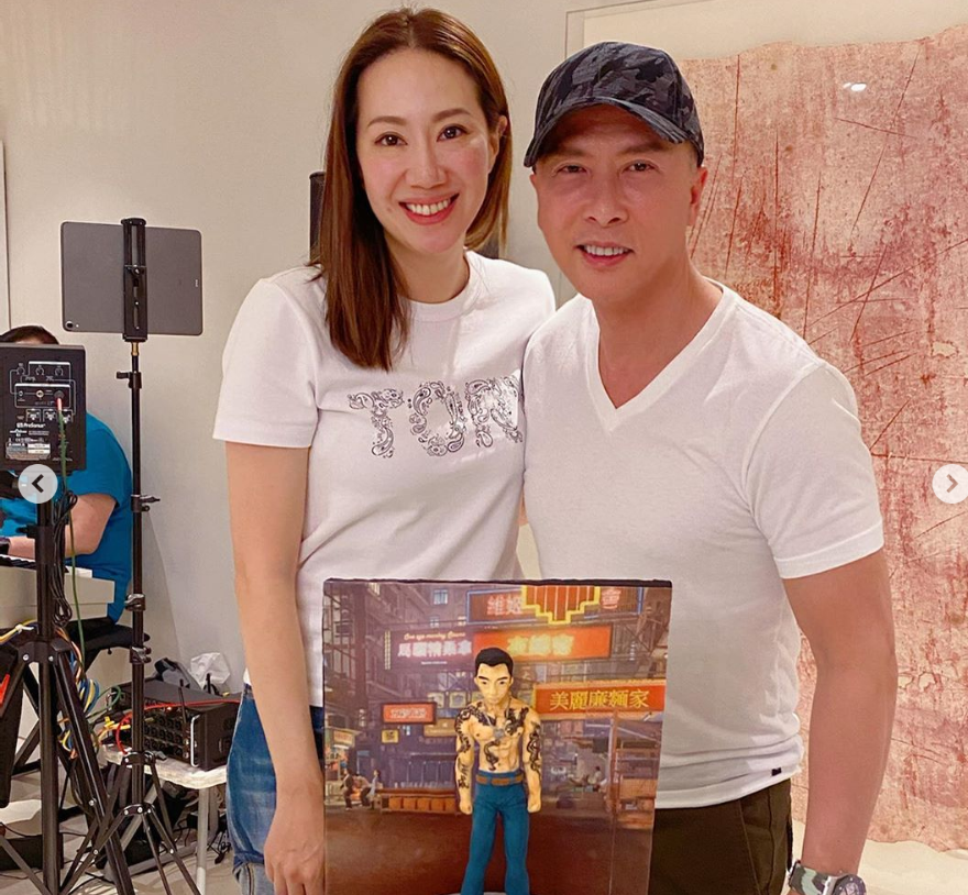 甄子丹岳父患癌去世，家人陪伴下平静离开，汪诗诗深情告白亡父