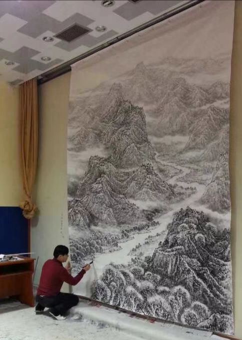 国画名家——贺成才山水作品鉴赏