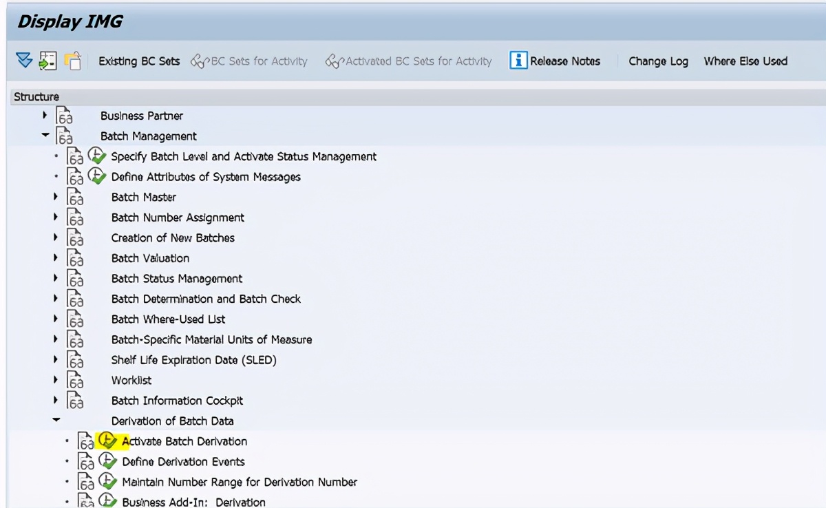 SAP Batch Derivation功能初探之二