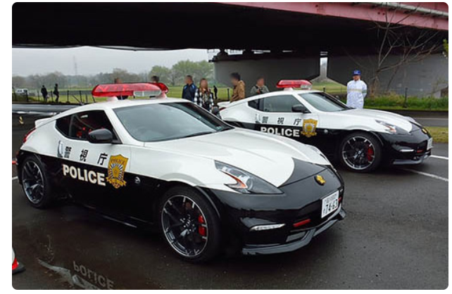 日本警车型号都在这了，丰田本田马自达，全是日本国产车