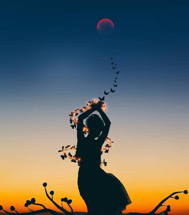 抖音很火的短句晚安 送给自己晚安的一句话图片