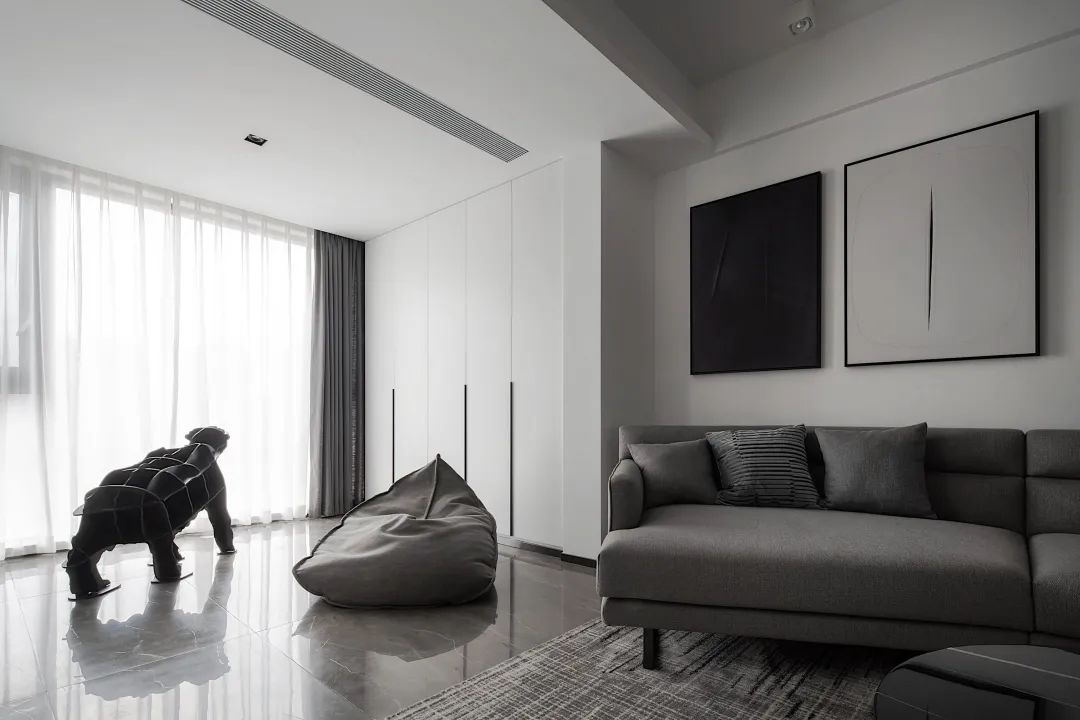 150㎡现代简约，满屋高级灰材质，现代时尚的家居，低调又档次