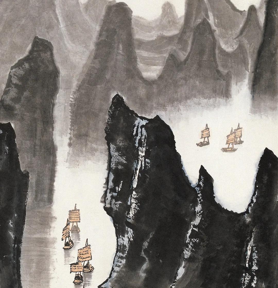 可染笔底烟霞——李可染《漓江胜景图》