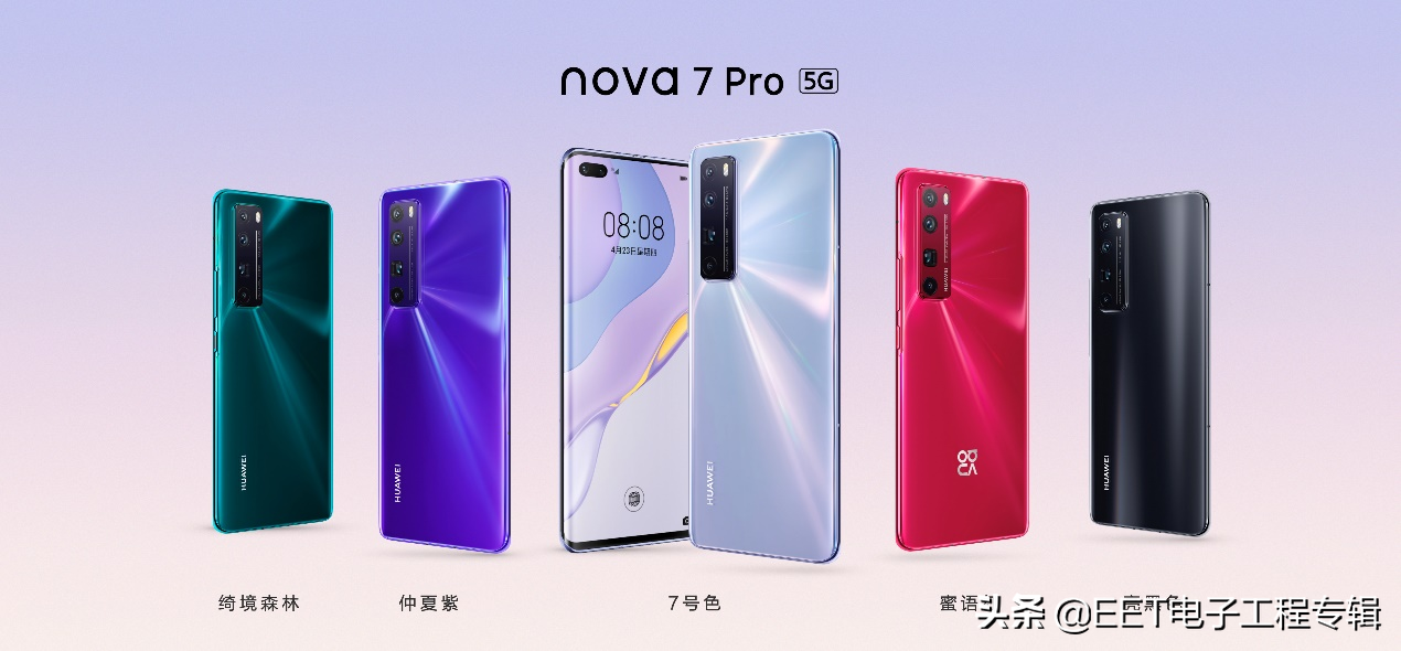 华为发布nova7系列新品，2000档的5G手机你买吗？