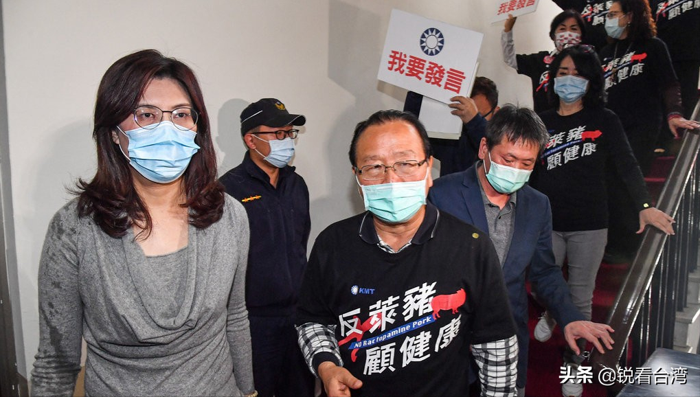 �藍委�丟咖啡杯摔麥克風�萊豬�行政命令協商再破局