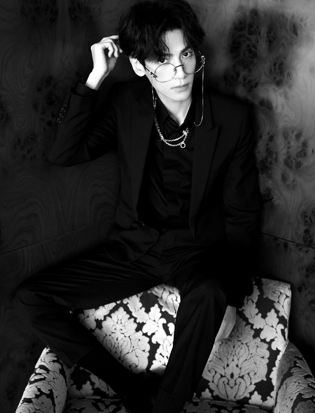 银边|罗云熙复古银边眼镜 文艺复古气质真的太撩人