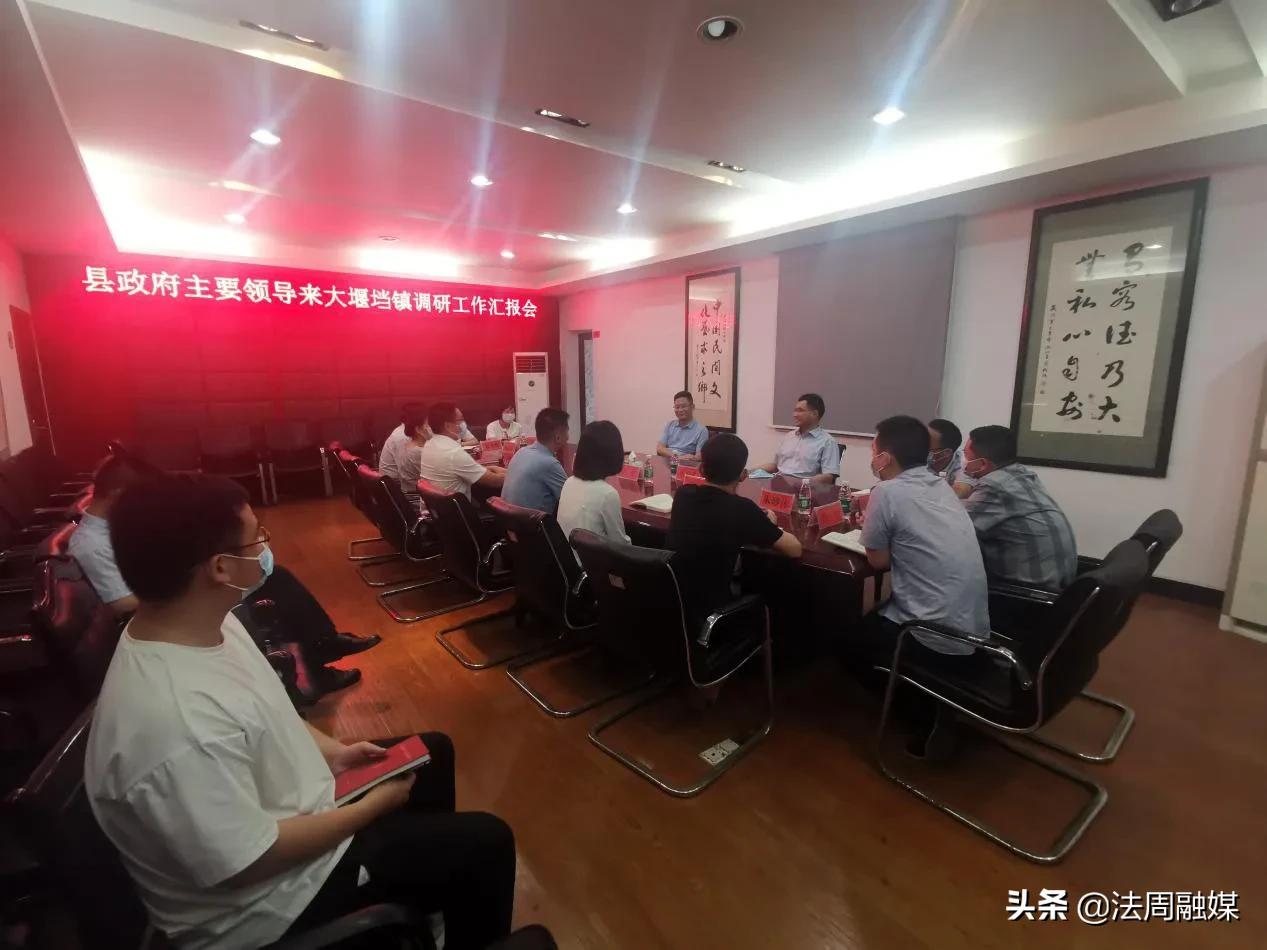 澧县县委副书记、代县长王启武来大堰垱镇开展调研活动
