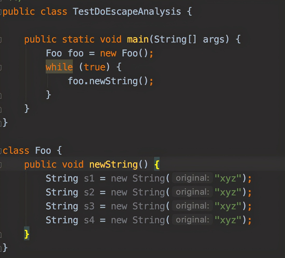 Strings=newString("xyz")创建几个实例