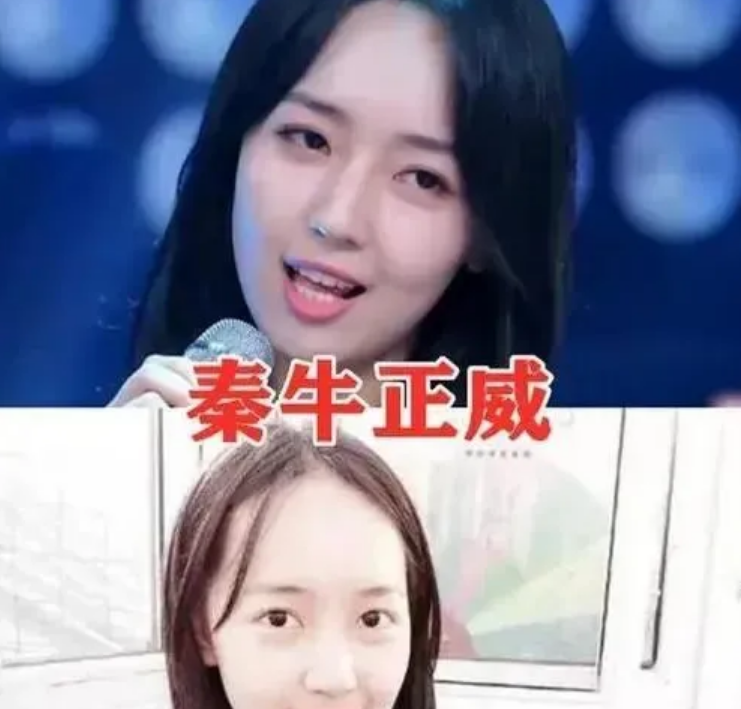 有种反差叫“掀开刘海”，杨幂发际线后移，看