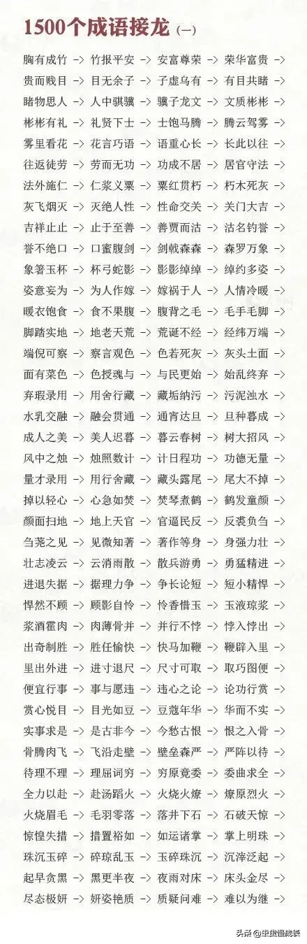 1500個成語接龍 接到根本停不下來 跟孩子玩的親子互動遊戲必備 蟲蟲慢成長 Mdeditor