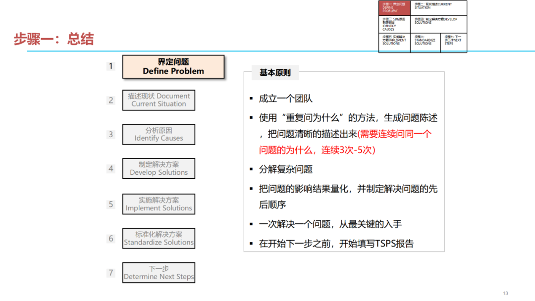 「标杆学习」质量问题分析解决七步法