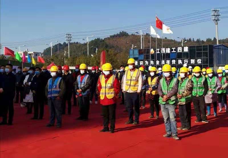 江西建工投资建设的寻乌客家小镇商业街开工