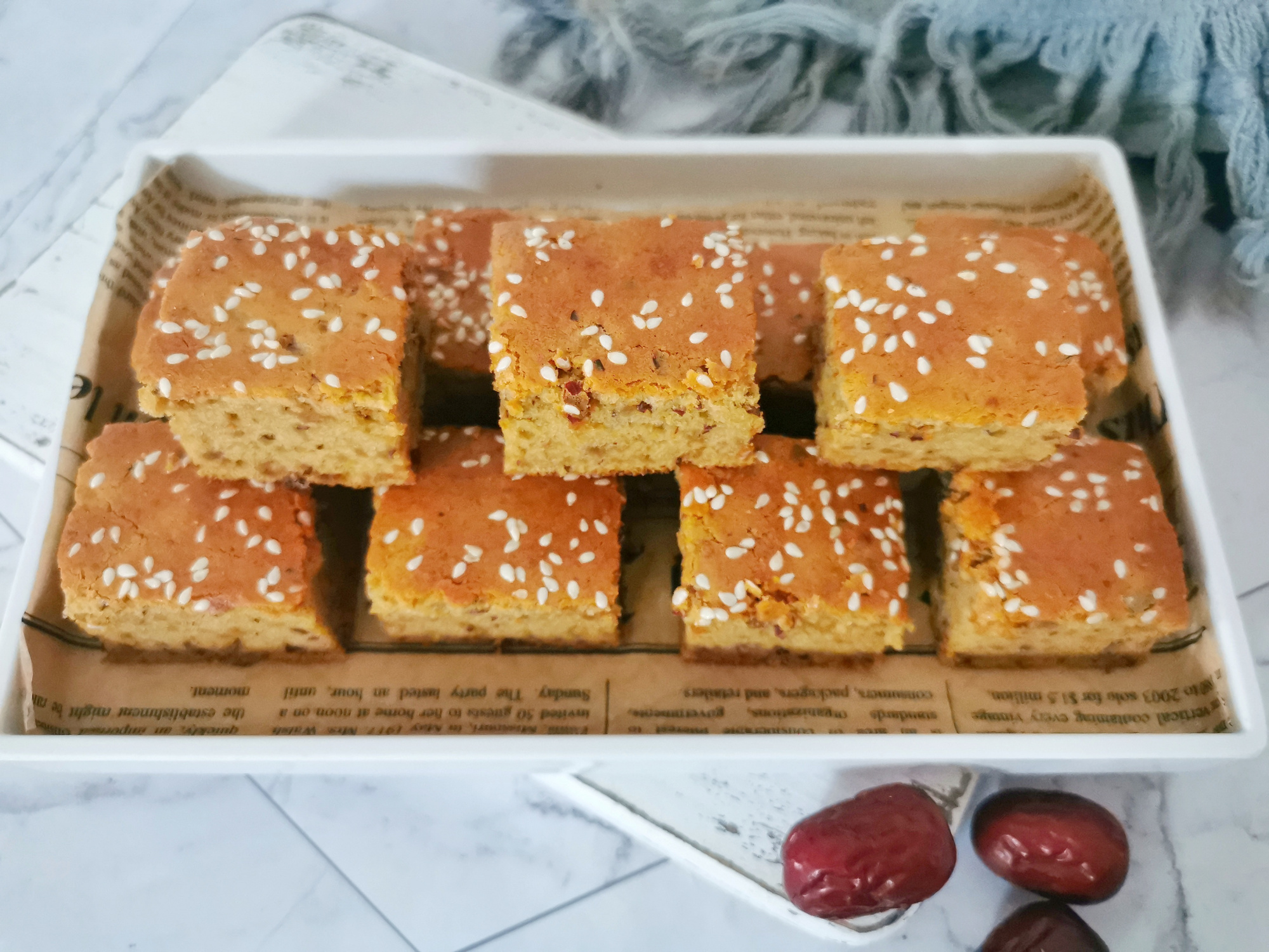 紅棗糕的詳細做法，1把紅棗2個雞蛋，可蒸可烤，鬆軟香甜不回縮