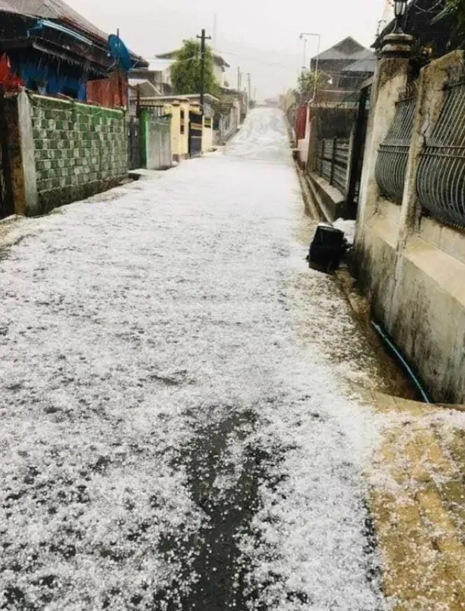 高温持续，缅甸多地大旱缺水，池塘鱼干死