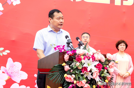 双迪桃花卫生防疫用品生产基地举行“云”奠基仪式