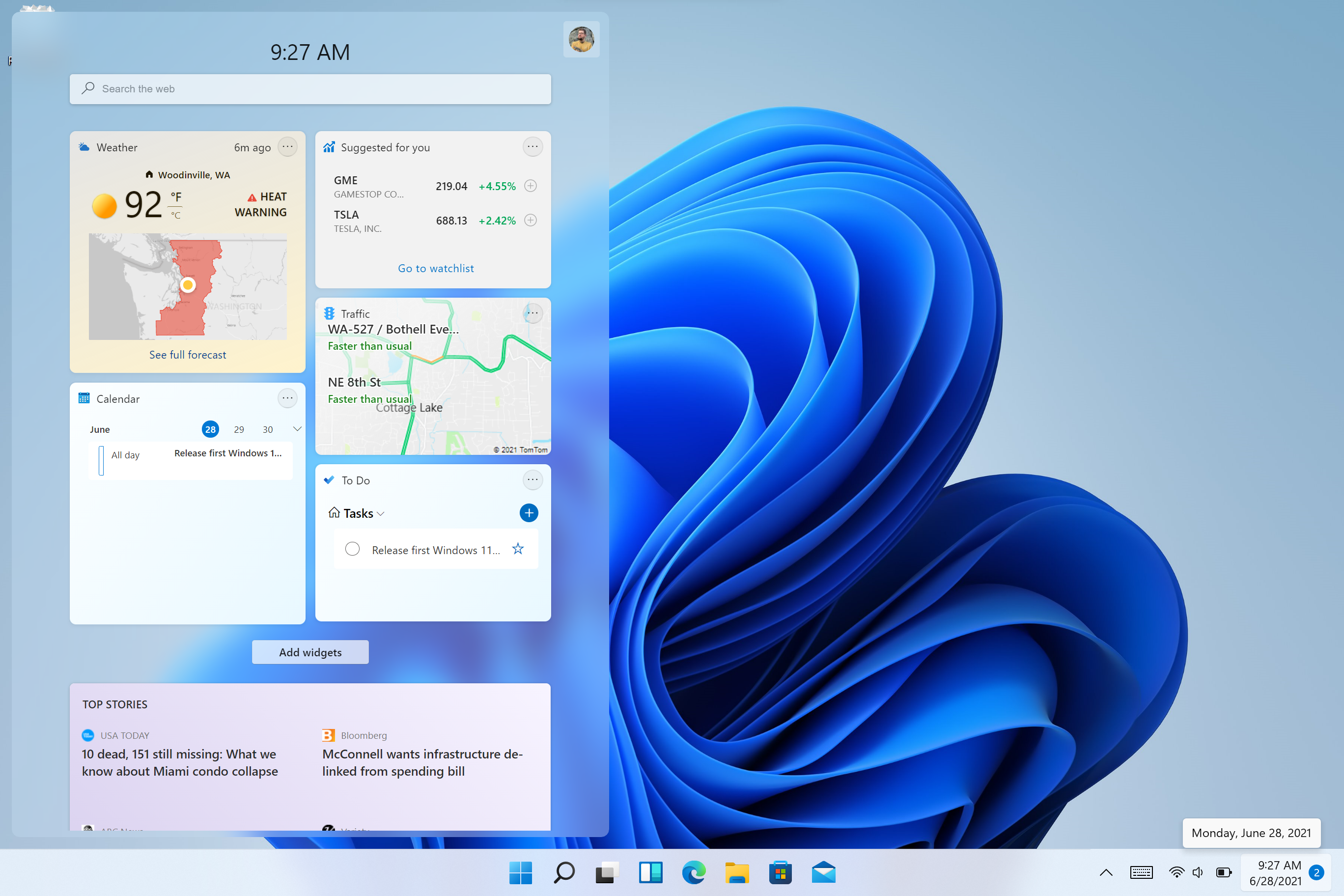 微软推出 Windows 11 首个预览版本