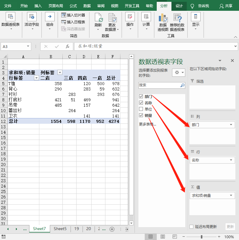 Excel切片器的完美应用：制作动态图表，需要哪些信息就点哪