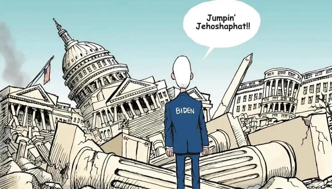 拜登內閣黑歷史被扒，特朗普瘋狂進行挑釁，美國最黑暗日子還沒到