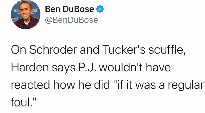 34分慘敗後，保羅平靜發聲！哈登力挺塔克，德帥賽後下必殺令！-黑特籃球-NBA新聞影音圖片分享社區