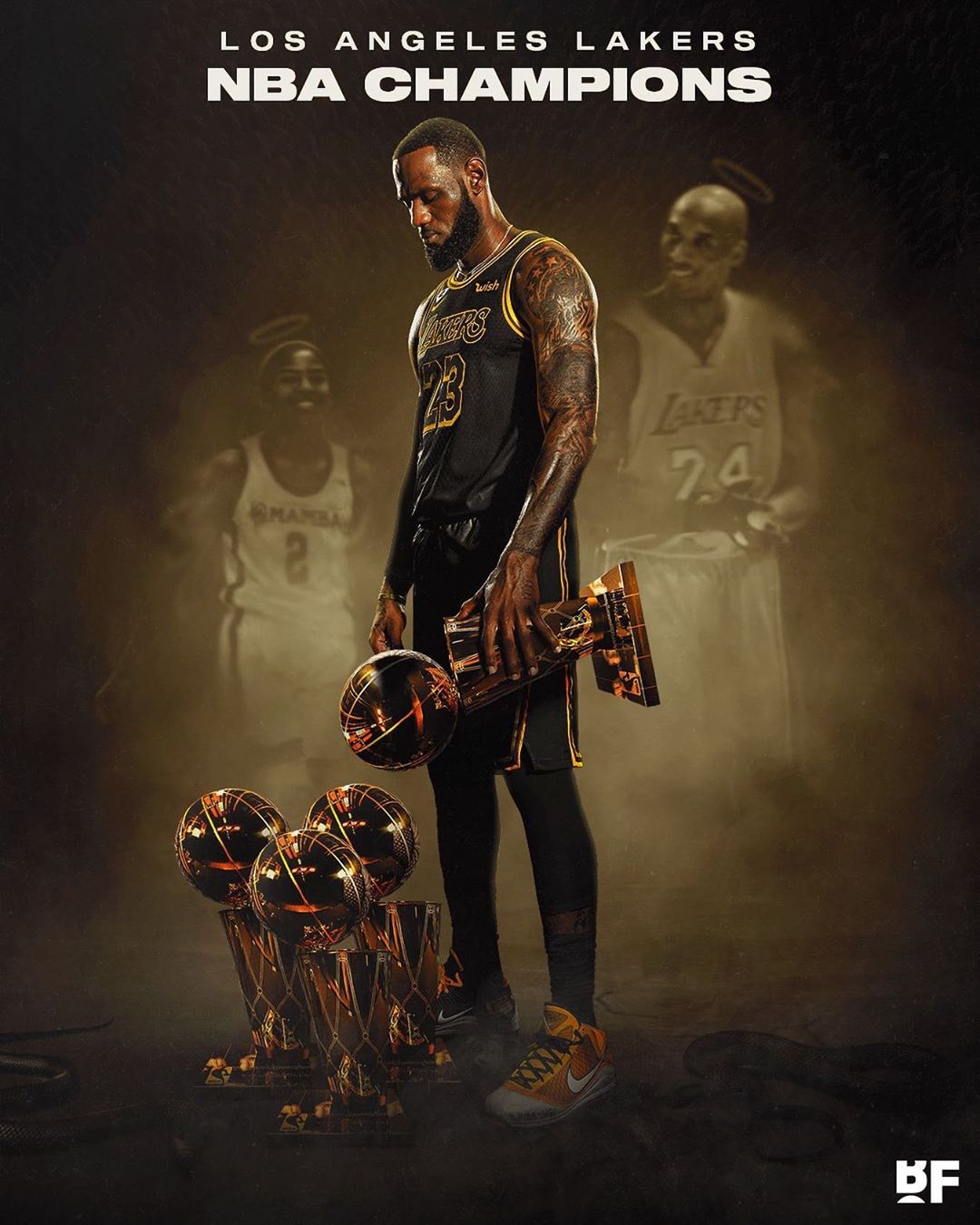 For Kobe！湖人奪冠全隊發言向Kobe致敬總經理煽情發言，洛城球迷高呼老大的名字！-黑特籃球-NBA新聞影音圖片分享社區