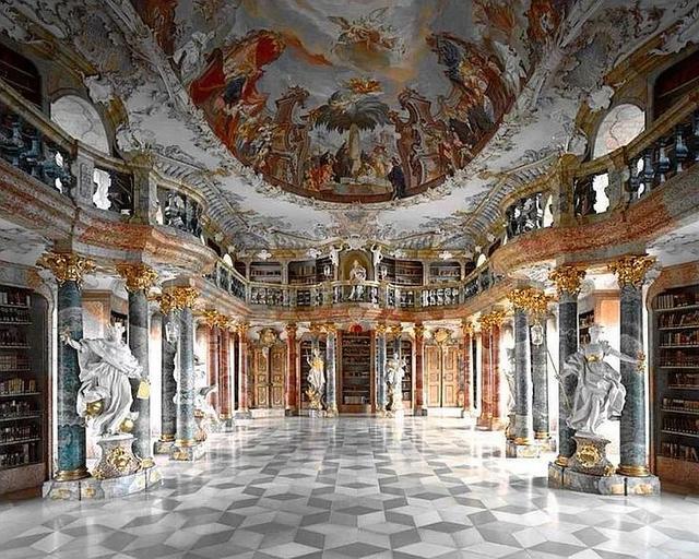 世界最美图书馆  里面藏着天堂的样子