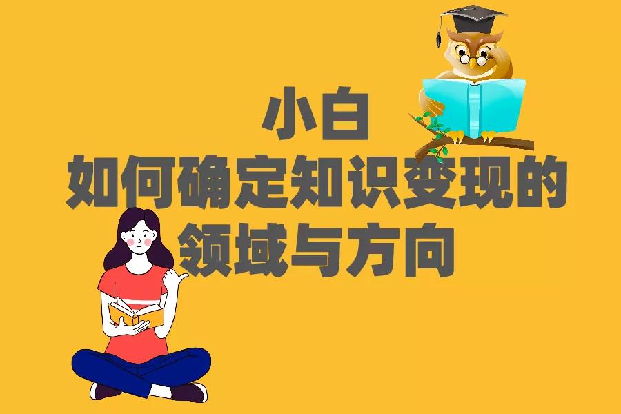 王海青｜知识技能变现：小白如何确定知识变现领域和方向