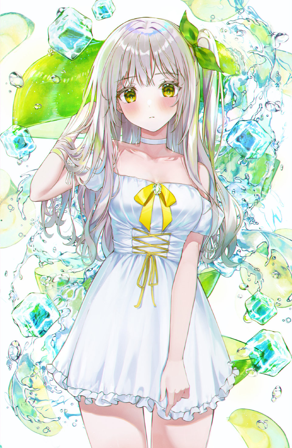 畫師繪制「水果味美少女」，草莓少女很可愛，葡萄女孩很清純
