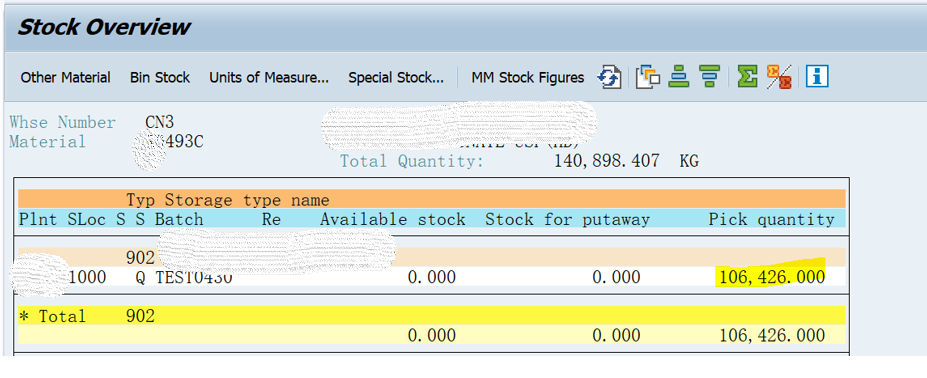 SAP WM 二步法确认TO场景下WM库存状态变化