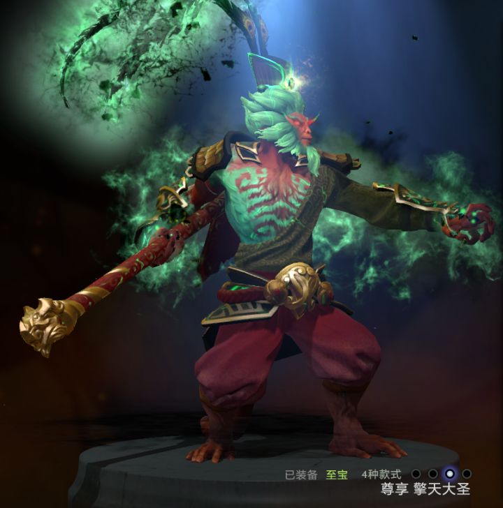 DOTA2饰品穿搭推荐——擎天大圣与伏魔行者