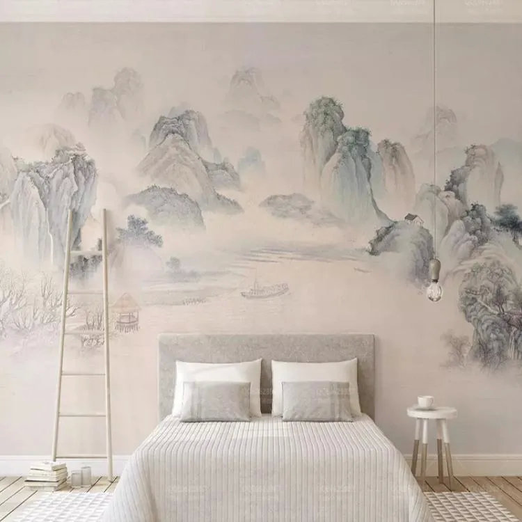真丝水彩，为居家添一份优雅古意
