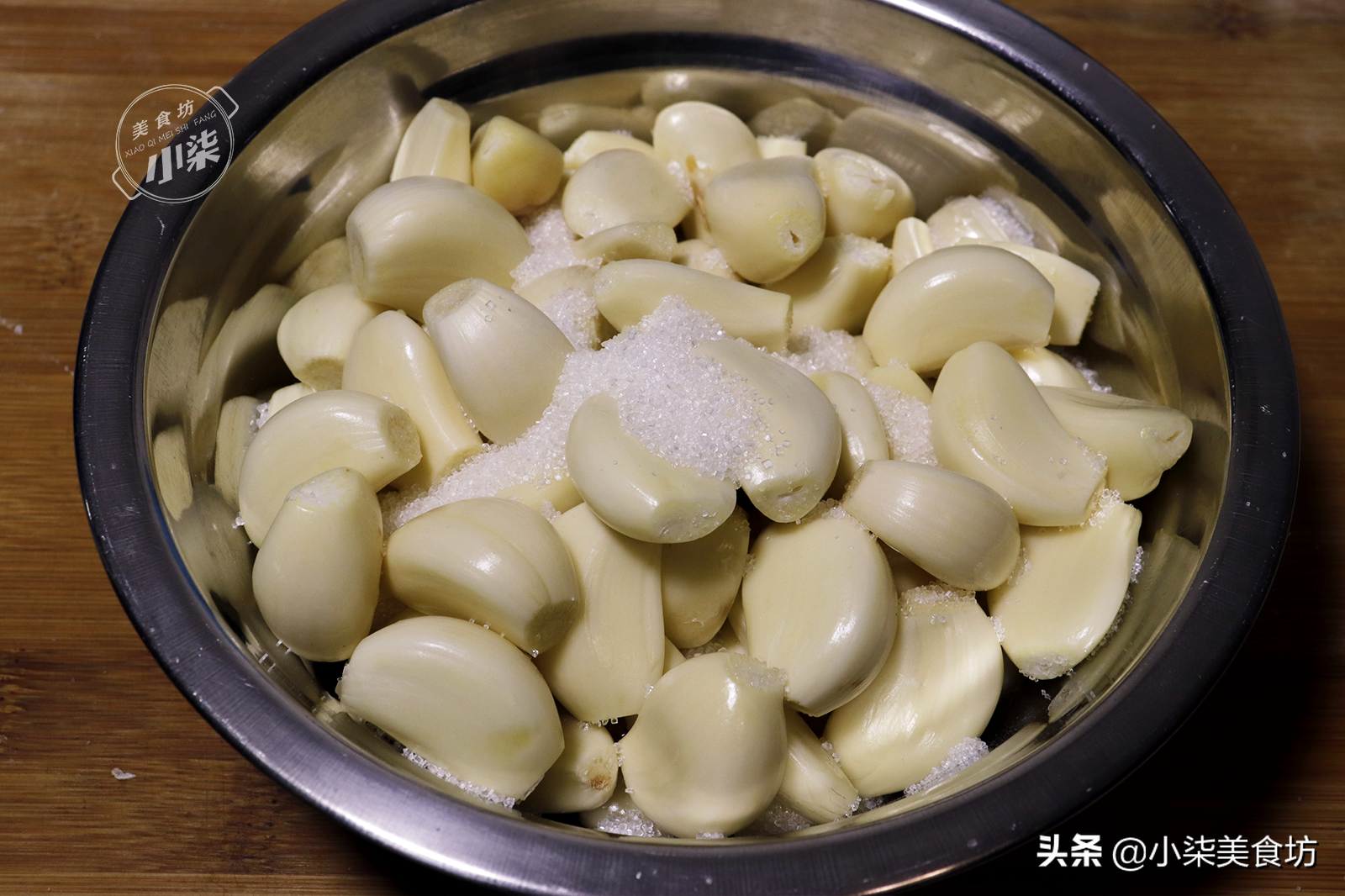 Teach you to bloat dried meat 8 garlic are correct practice, remember 2 keys well to nod, assure 2 days to become green, acid is sweet fragile bright