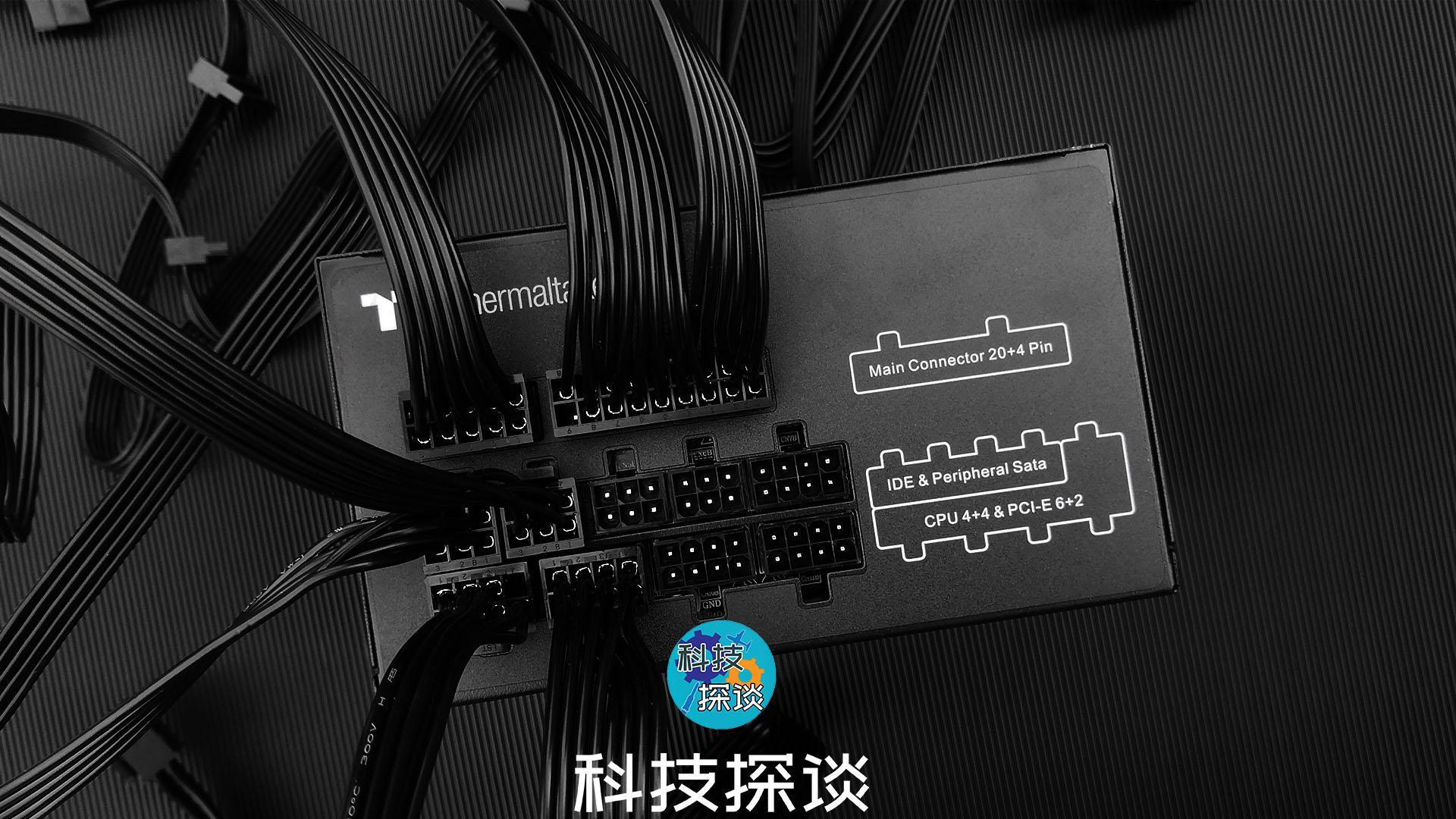 650W白金認(rèn)證模組電源，智能溫控低噪聲，曜越鋼影PF1測(cè)評(píng)