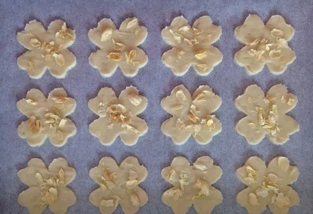 Biscuit of small fairy of pure and fresh small originality -- jasmine flower tile