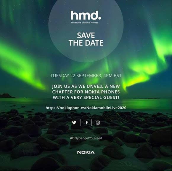 HMD公布9月22日举办新品发布会，诺基亚7.3/9.3 PureView有希望公布