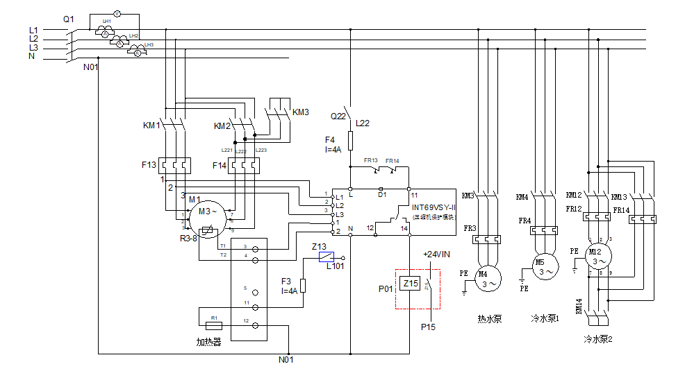 PLC和HMI在水源热泵自动控制系统设计实例