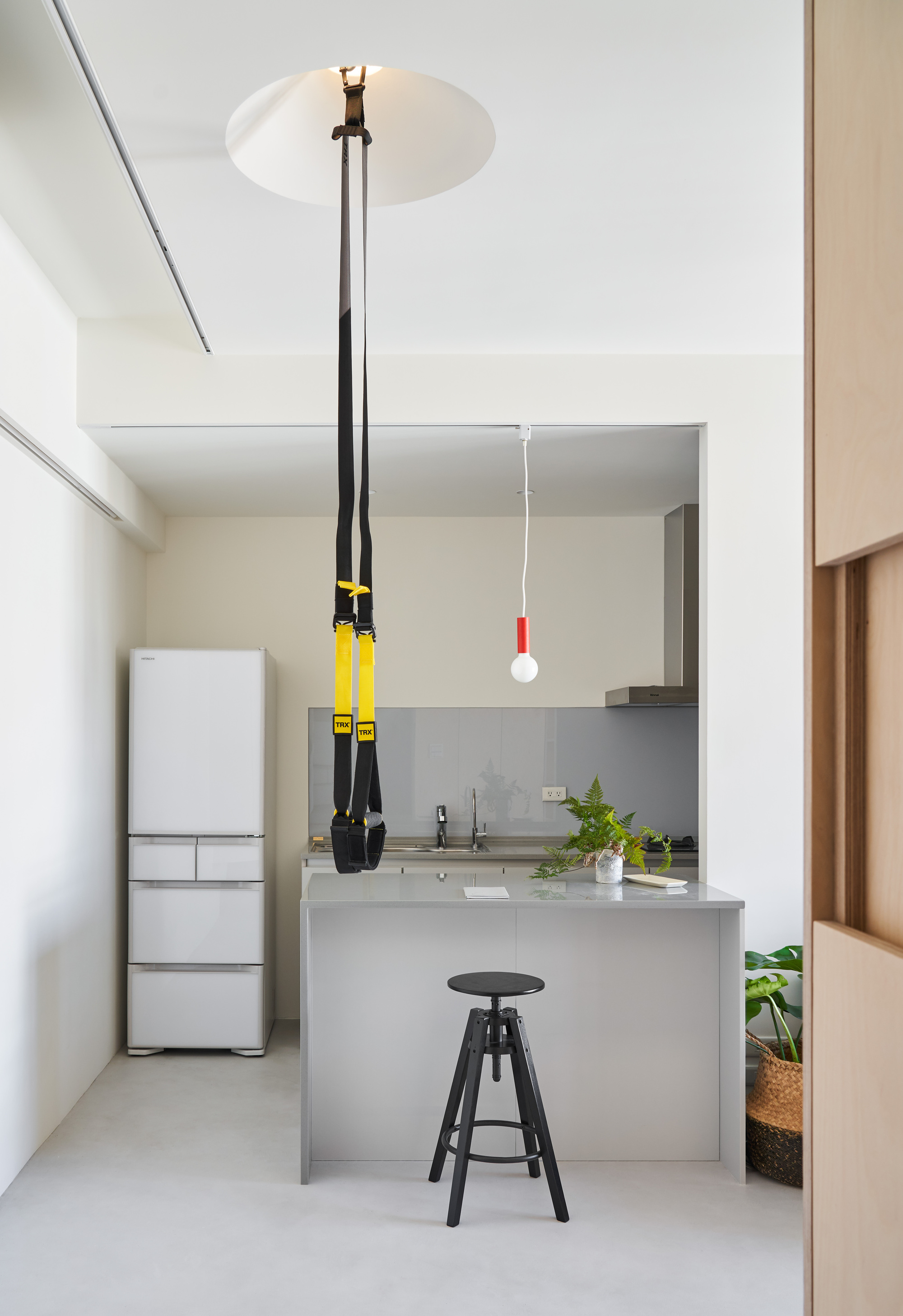 多环形流线玩转45m²公寓，小家秒变健身房