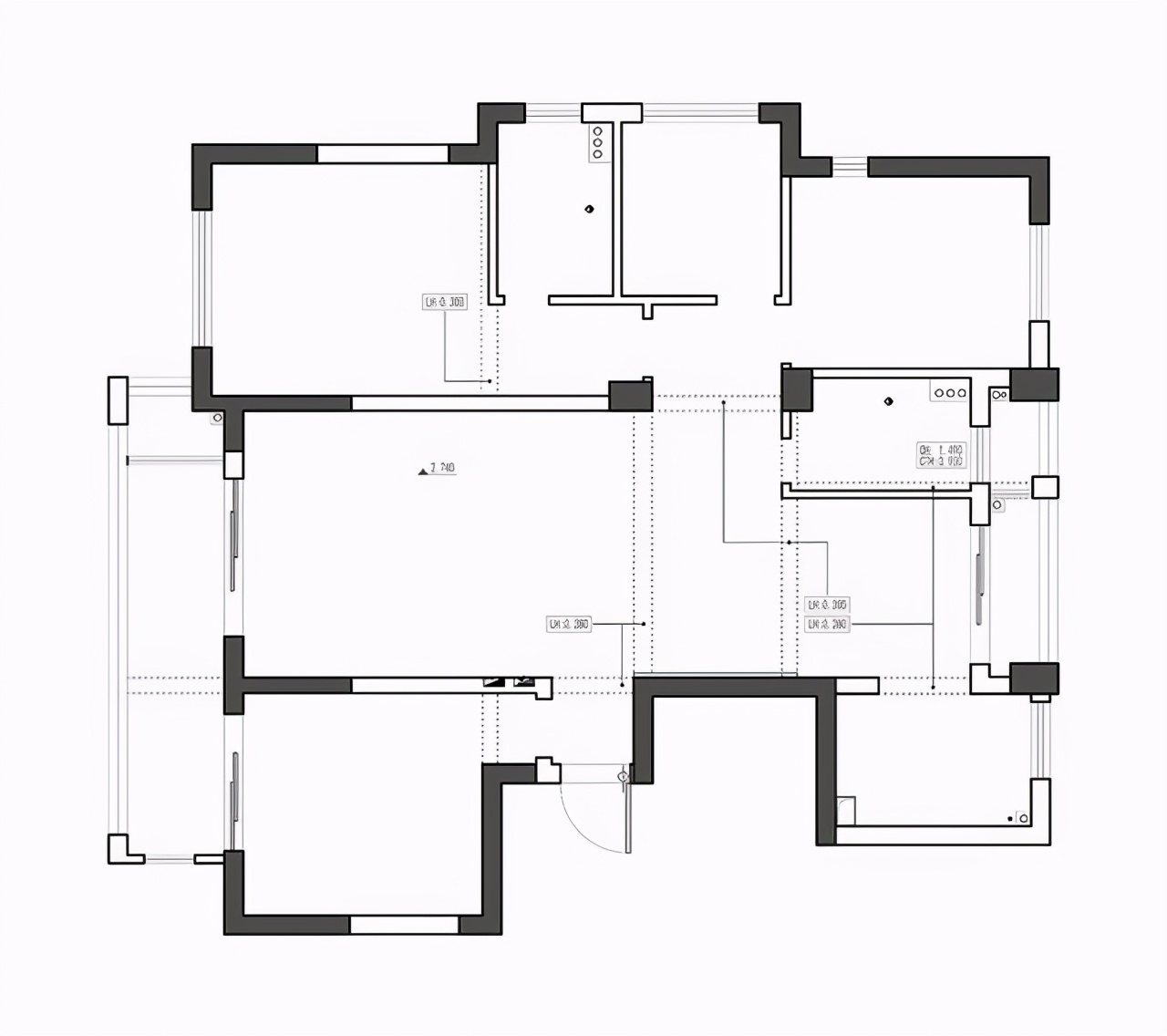 新中式风格装修户型图