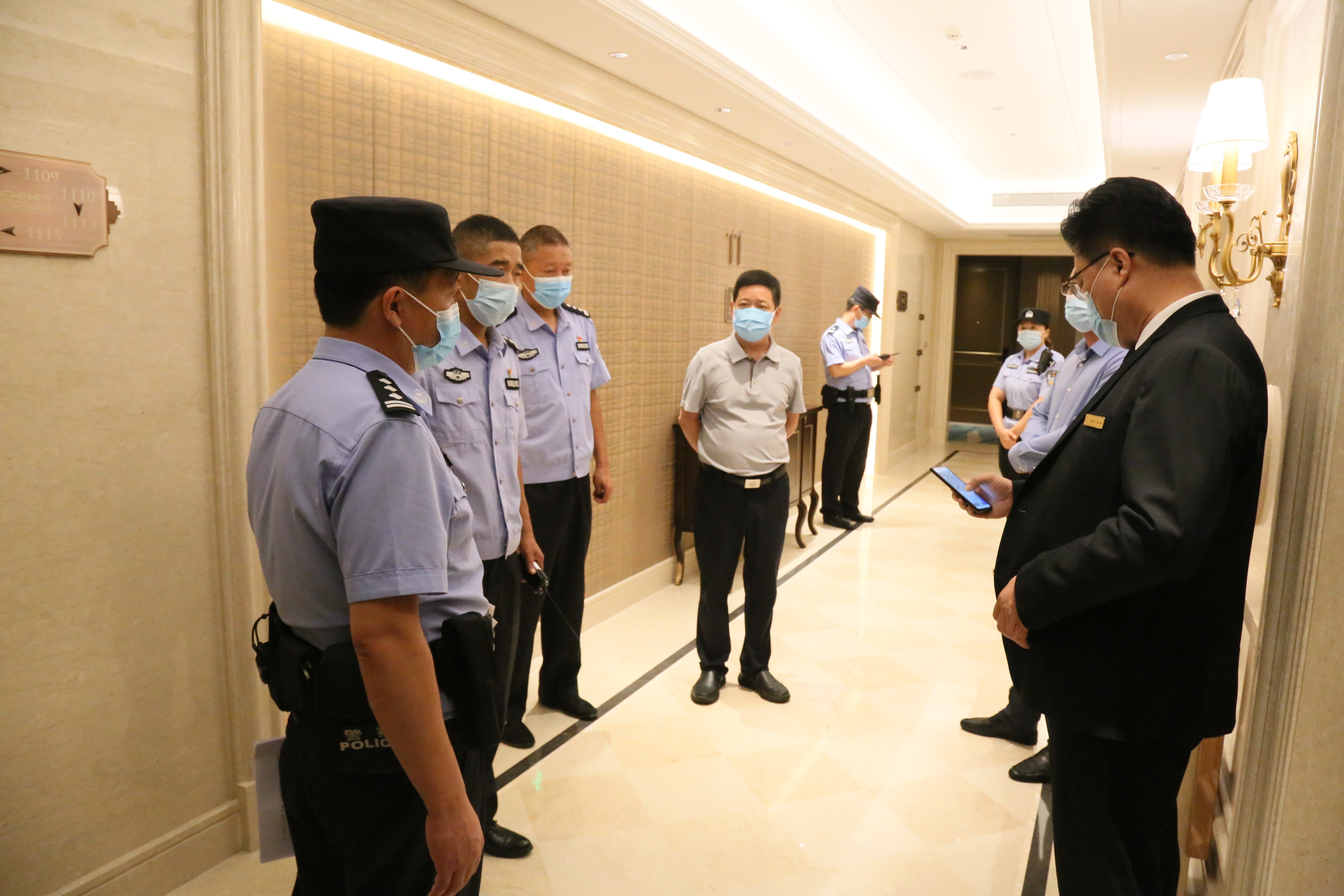 合阳县公安局组织开展十四运中国式摔跤测试赛安保模拟演练