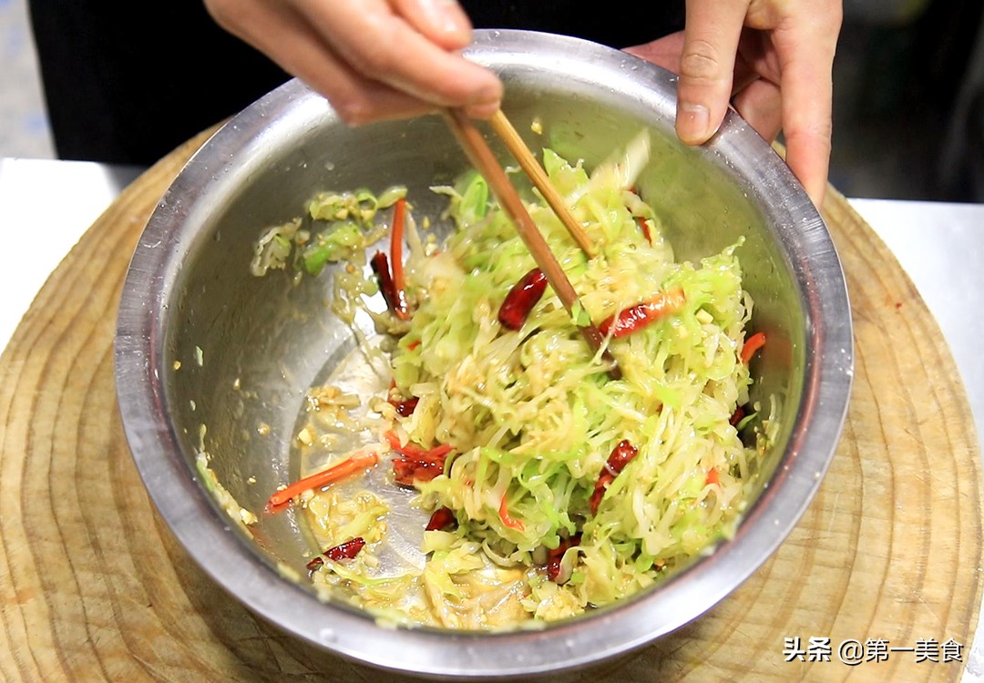 圖片[9]-【熗拌包菜絲】做法步驟圖  廚師長教你做-起舞食譜網