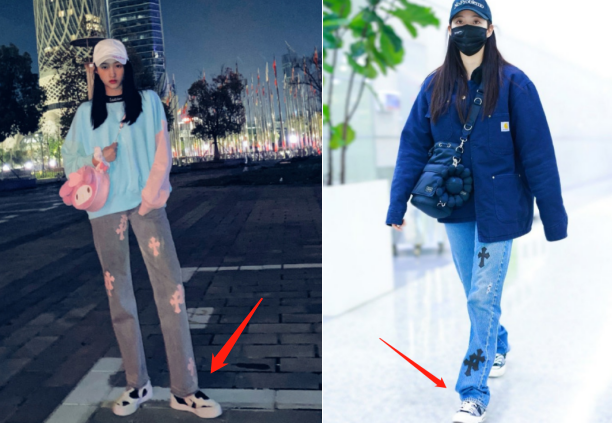 “小富婆”关晓彤近照曝光！一条牛仔裤4万块，腿太长脚踝短一截