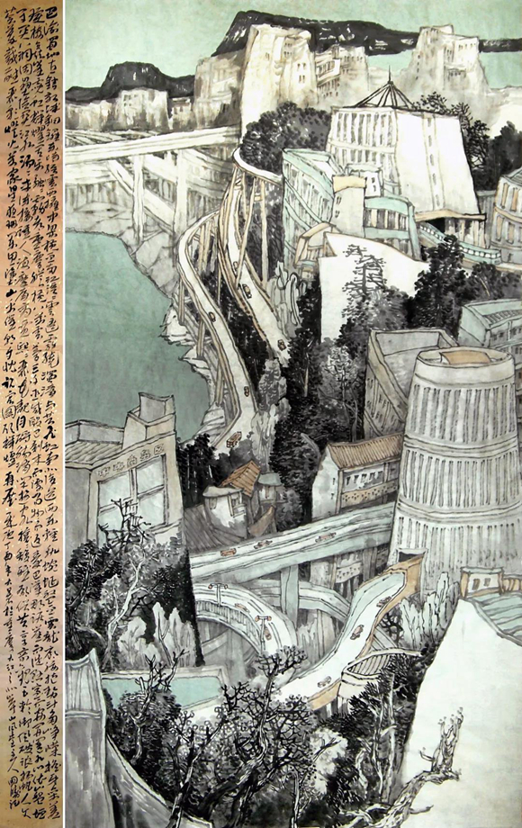 据悉,本次展览共展出了刘永禄,靳渝平,何国胜,张珍容四位画家的作品60