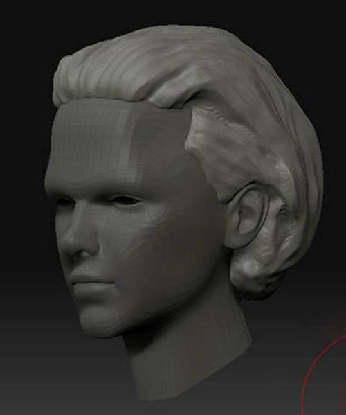 教学｜zbrush雕刻头发笔刷介绍，巧用工具可以事半功倍哦