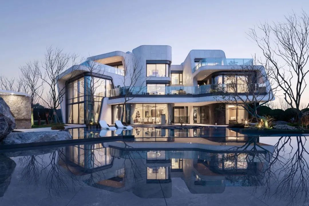 重庆7000万豪宅,泳池比篮球场大