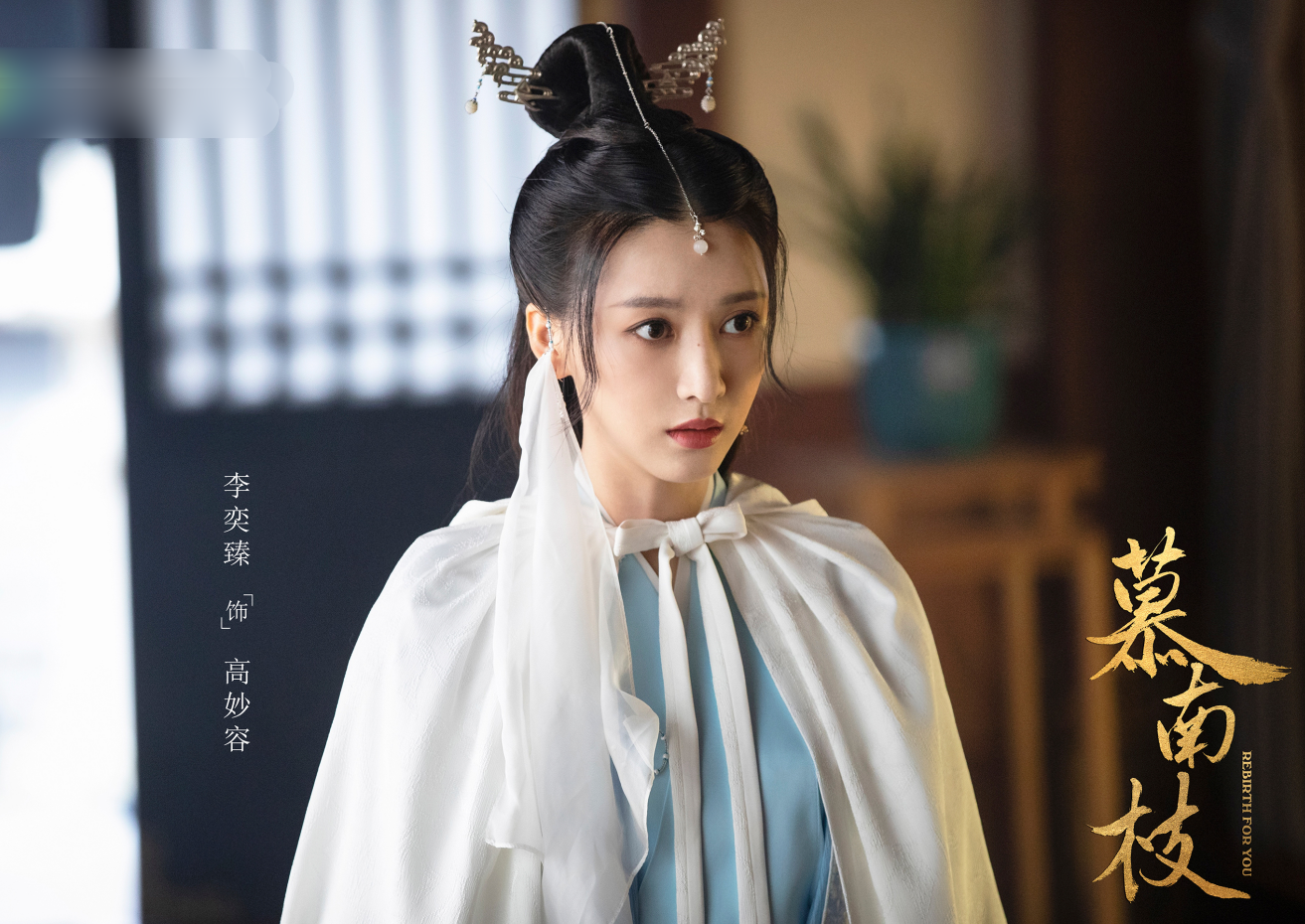 《慕南枝》剧照出炉,本以为鞠婧祎造型够惊艳,看到女配我心动了