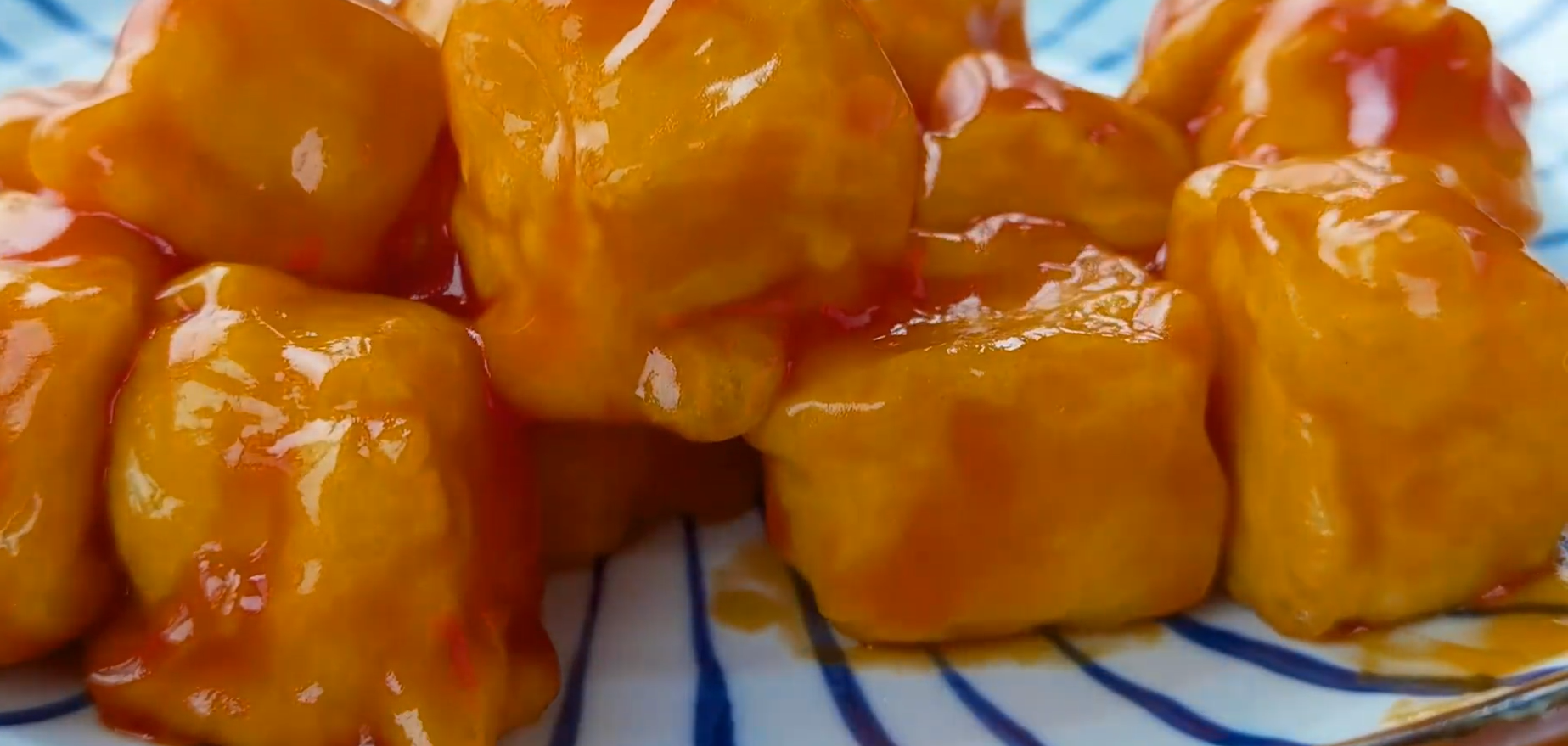 Simple and easy to make "sweet and sour tofu", sweet and sour appetizing, both adults and children love it