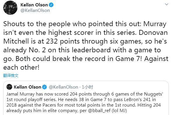 只差38分和10分！Murray和Mitchell搶七瞄準詹皇紀錄，雙星將瘋狂到底？-黑特籃球-NBA新聞影音圖片分享社區