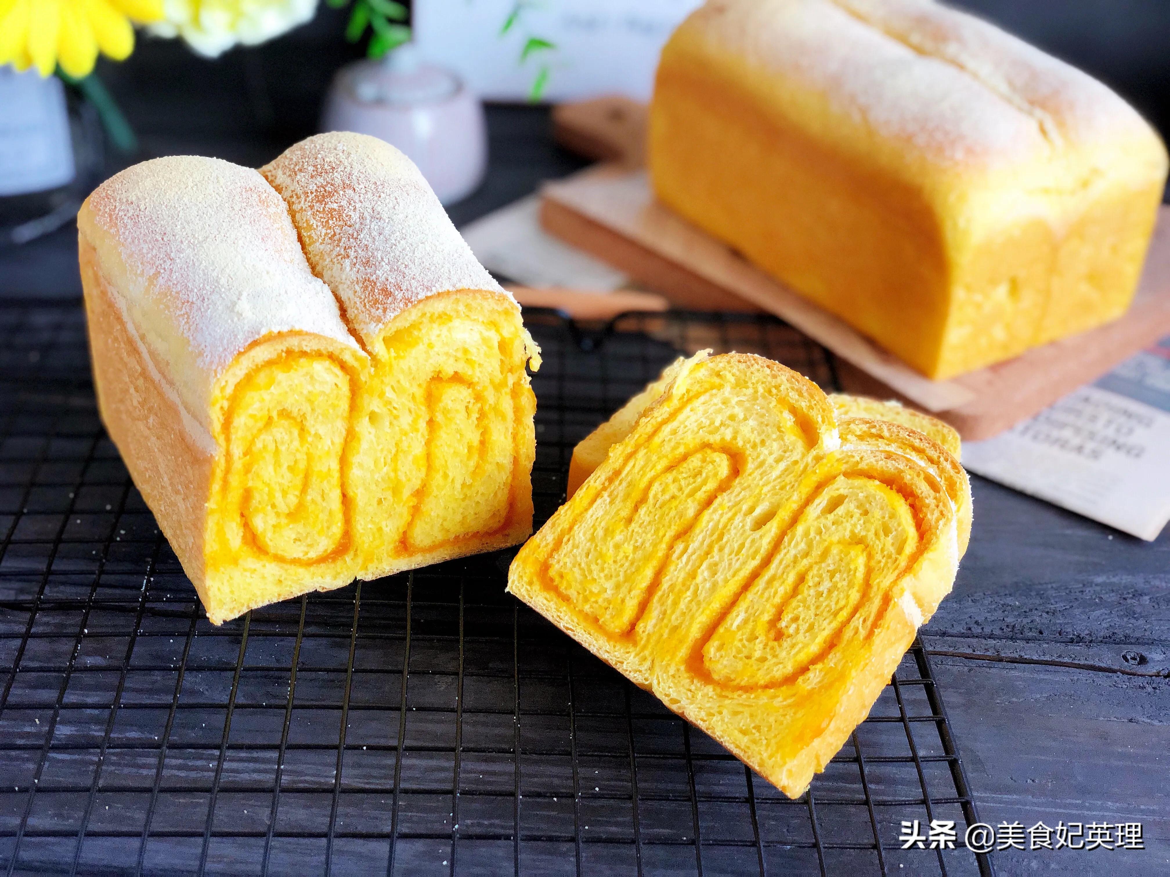 这面包不放色素却能金灿灿，香软异常特好吃，没想到竟是用它做的