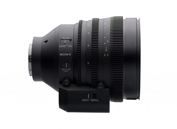 sony公布16-35 mm T3.1 E接口伺服电机驱动器摄像镜头